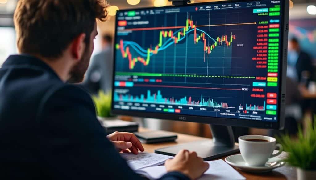 Quel est l'impact d'une publication de résultats sur la quote d'une action bancaire ?