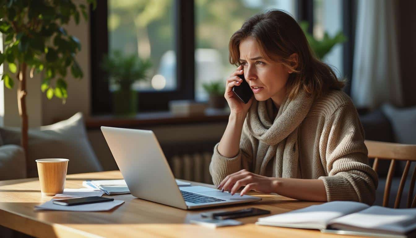 Illustration: Comprendre ce qu’est un blocage bancaire et pourquoi appeler sa banque par téléphone